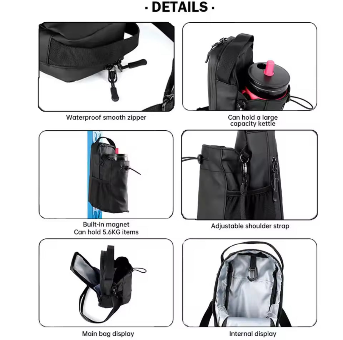 Magnetic Gym Bag