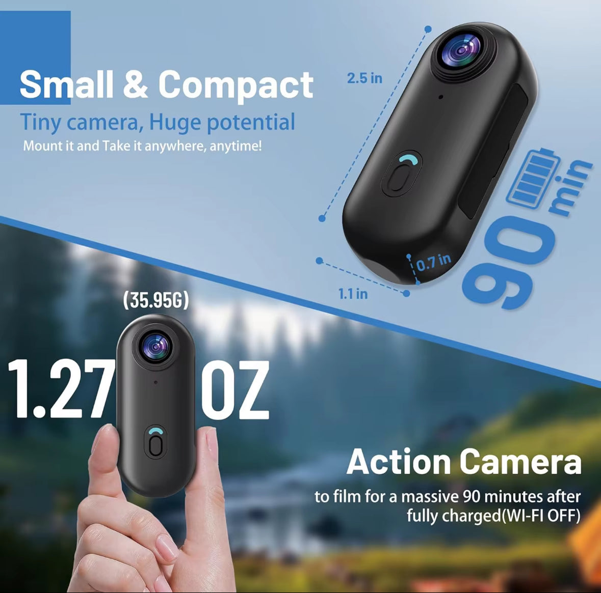 Portable Bluetooth Body Camera